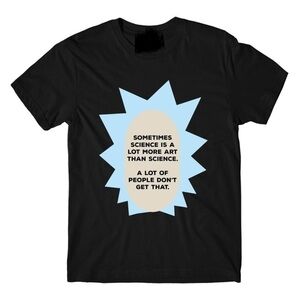 Rick And Morty SCIENCE Cartoon Fan Retro Unisex T-Shirt